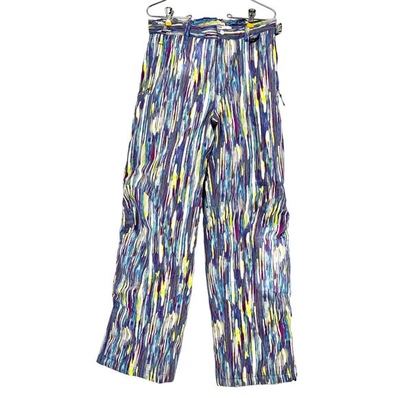 LL Bean Girls 18 / woman 6 Snow Pants Girls Glacier Summit Purple Multicolour - Picture 2 of 9